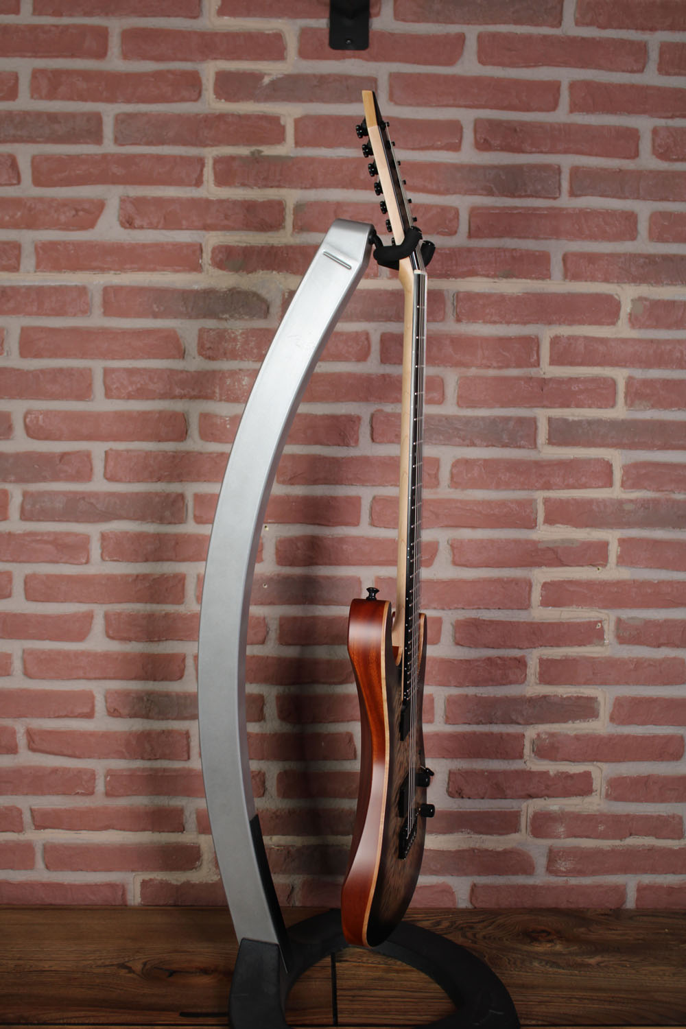 USA M-7 Baritone See  Thru Black Sunburst EMG